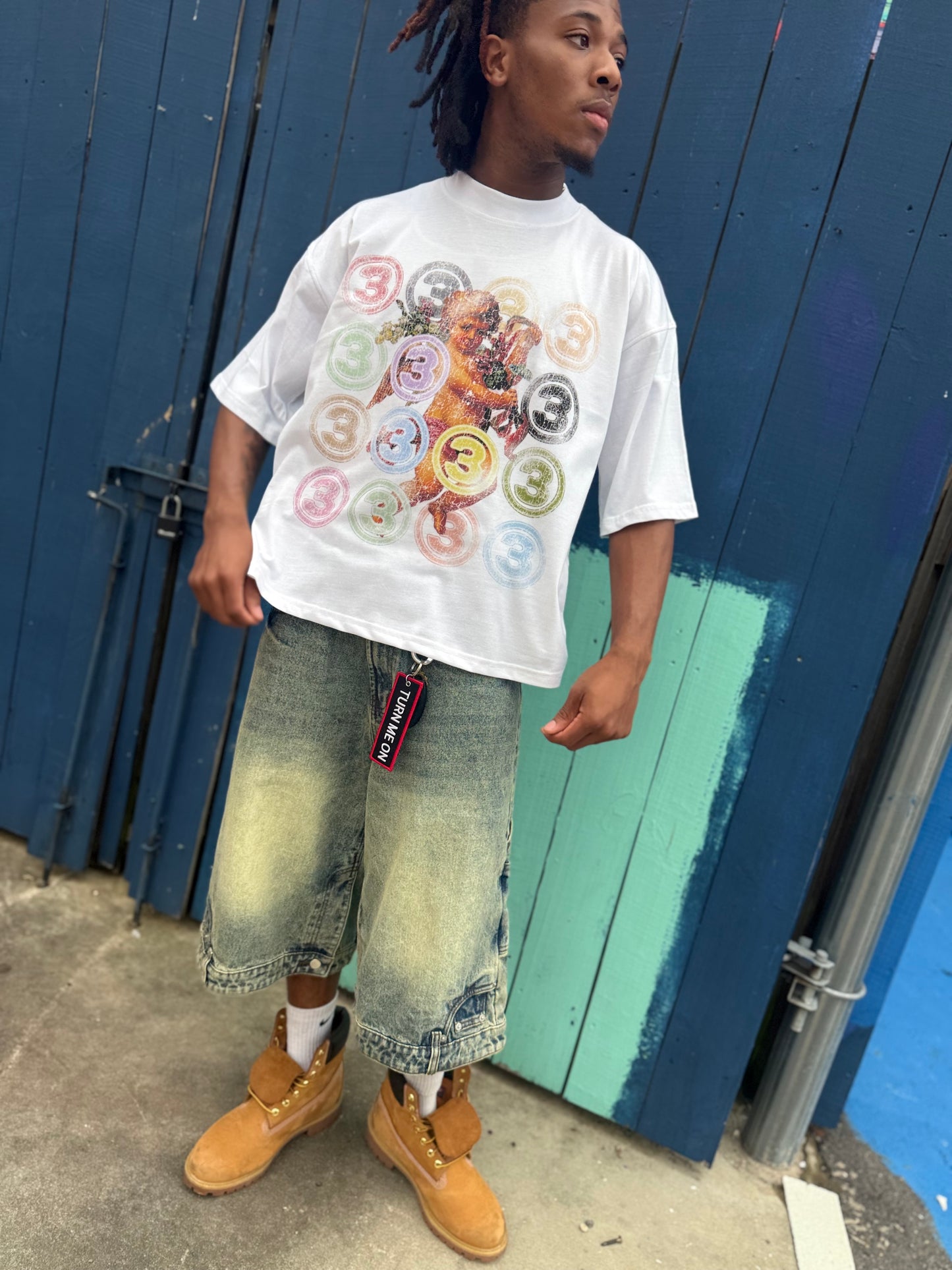 WHITE BABY ANGEL TEE