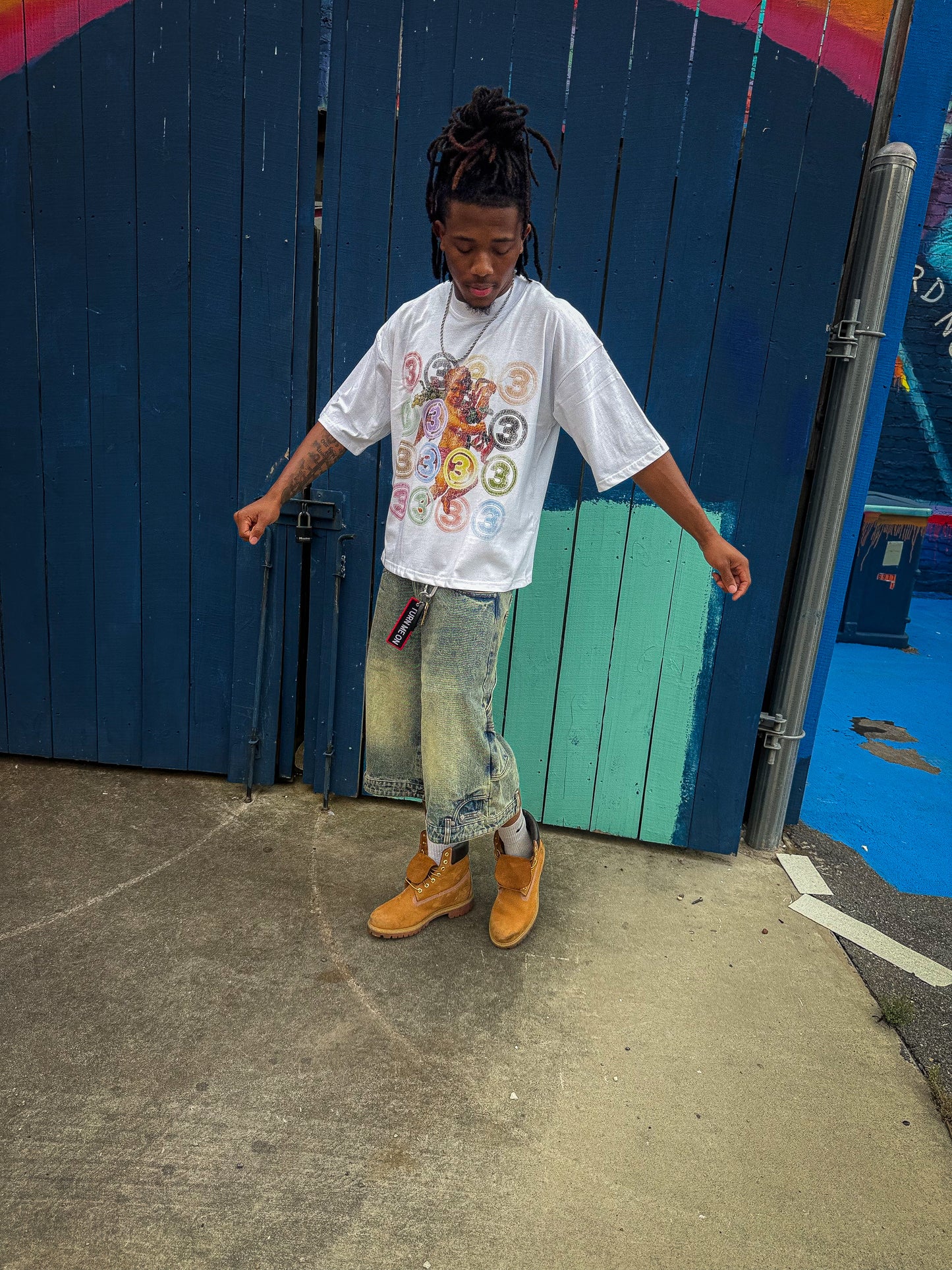 WHITE BABY ANGEL TEE