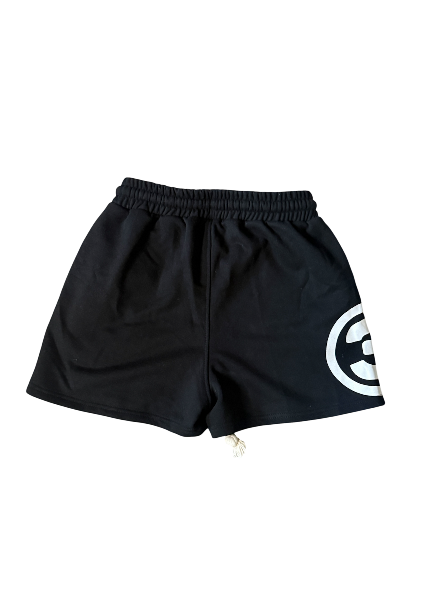 Black mini shorts