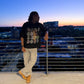 BLACK BABY ANGEL TEE