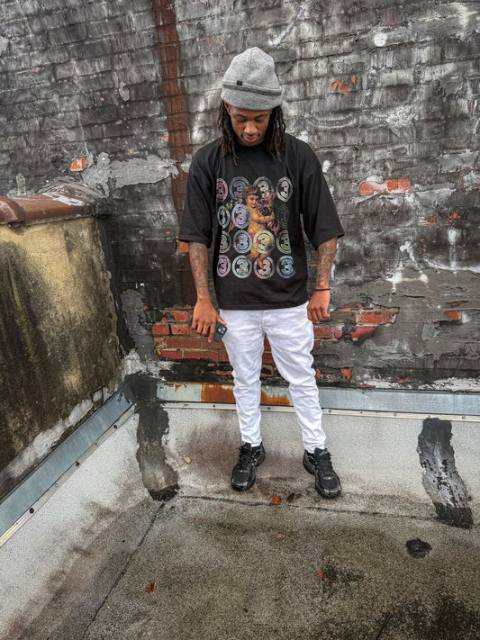 BLACK BABY ANGEL TEE