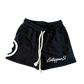 Black mini shorts