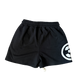 Black mini shorts