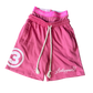 Pink double-waist shorts